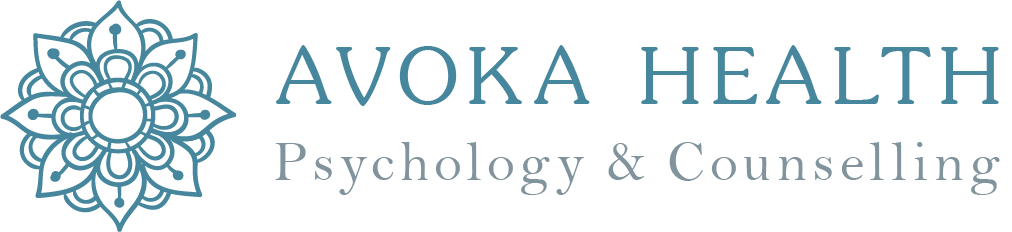 Avoka Health Gold Coast Psychology & Counselling colour logo inline